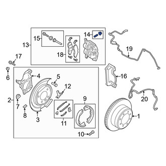Ford OE - Front Brake Bleeder Screw