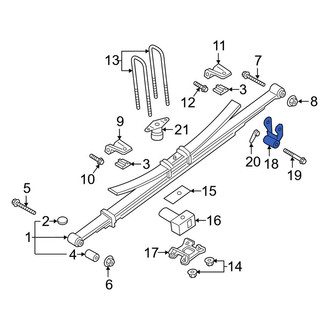 Ford OE - Rear Leaf Spring Shackle