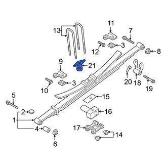 Ford OE - Rear Leaf Spring Bumper