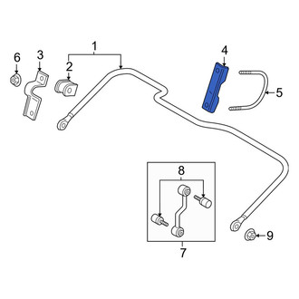 Ford OE - Rear Suspension Stabilizer Bar Mount