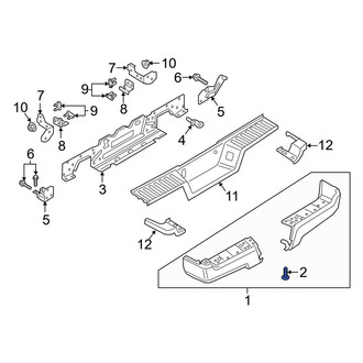 Ford OE - Bumper Face Bar Bolt