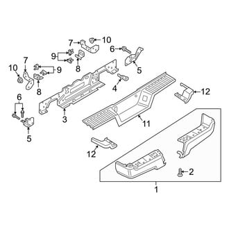 Ford OE - Rear Bumper - Bumper & Components
