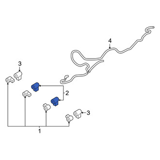 Ford OE - Left Inner Parking Aid Sensor Bracket