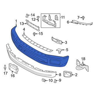 Ford OE - Front Bumper Face Bar