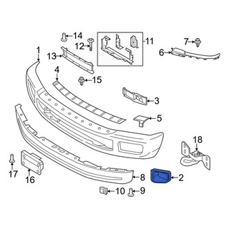 Ford OE - Front Right Fog Light Trim