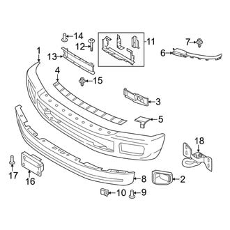 Ford OE - Front Bumper - Bumper & Components (Bumper & Trim)