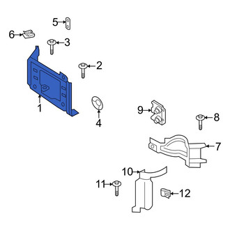Ford OE - Front Left Bumper Face Bar Mount