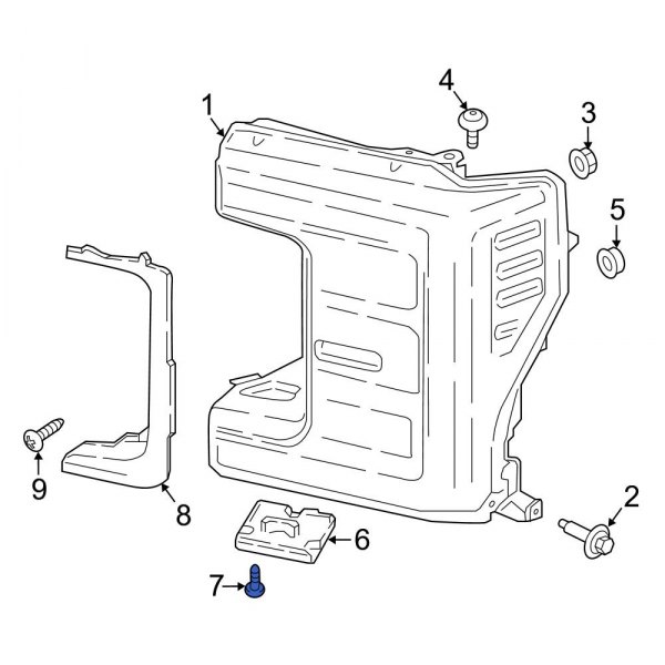 High Intensity Discharge (HID) Lighting Ballast Screw