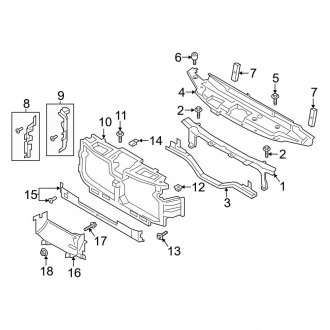 2020 Ford F-250 Radiator Supports — CARiD.com