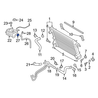 Ford OE - Lower Radiator Coolant Hose O-Ring