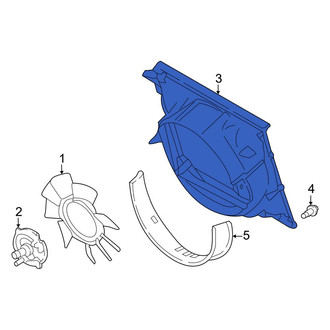 Ford OE - Front Engine Cooling Fan Shroud