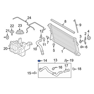 Ford OE - Radiator Coolant Hose Seal