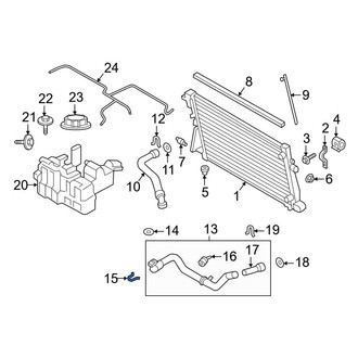 Ford OE - Radiator Coolant Hose C-Clip