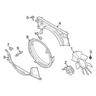 Ford OE - Manual Transmission Shift Lever Nut
