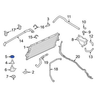 Ford OE - Right Engine Coolant Thermostat Housing Gasket