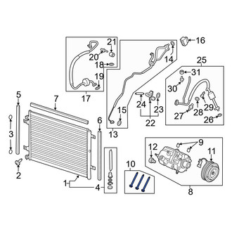 Ford OE - A/C Compressor Bolt