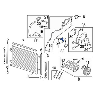 Ford OE - A/C Refrigerant Discharge Hose
