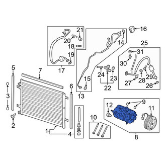 Ford OE - A/C Compressor
