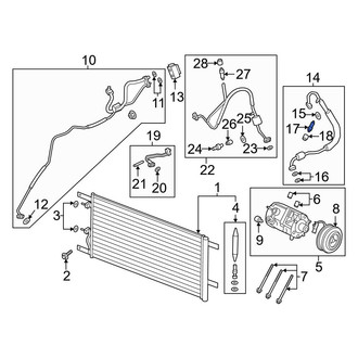 Ford OE - A/C Service Valve Core