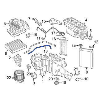 Ford OE - HVAC Heater Hose