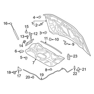 Ford OE - Hood & Components