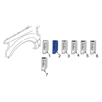 Ford OE - Front Right Fender Emblem