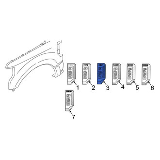Ford OE - Front Right Fender Emblem