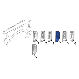 Ford OE - Front Right Fender Emblem