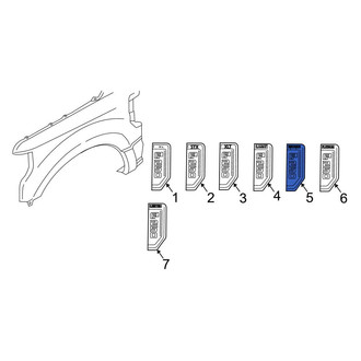 Ford OE - Front Right Fender Emblem