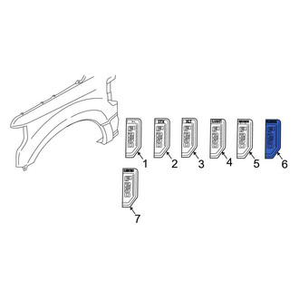 Ford OE - Front Right Fender Emblem