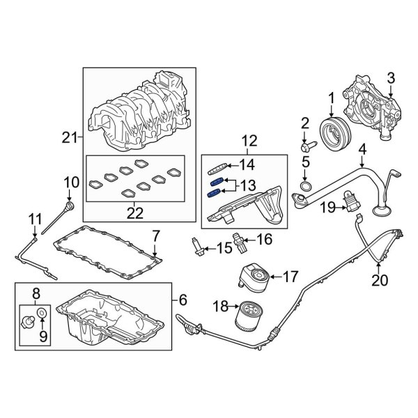 Engine Oil Filter Adapter Gasket