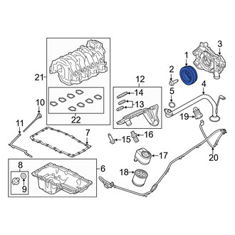 Ford OE - Engine Crankshaft Pulley