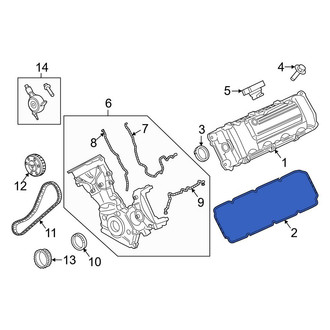 Ford OE - Left Engine Valve Cover Gasket