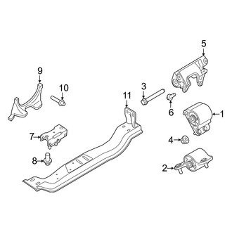 Ford OE - Engine & Transmission Mounting (6.2L)