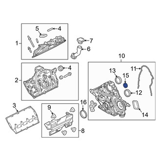 Ford OE - Left Engine Timing Cover Gasket