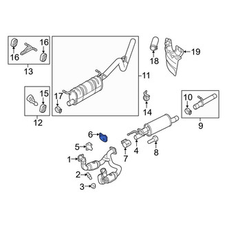 Ford OE - Exhaust System Hanger Bracket