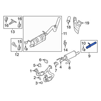 Ford OE - Exhaust Pipe Connector