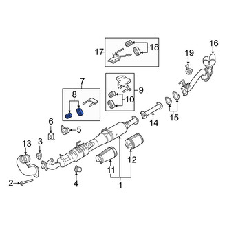 Ford OE - Exhaust System Hanger