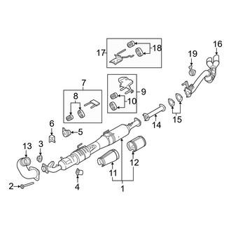 Ford OE - Exhaust System - Exhaust Components (6.7L)