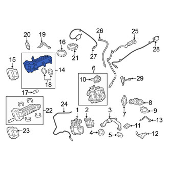 Ford OE - Exhaust Gas Recirculation (EGR) Cooler Bracket