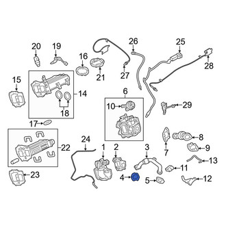Ford OE - Upper Exhaust Gas Recirculation (EGR) Tube Gasket