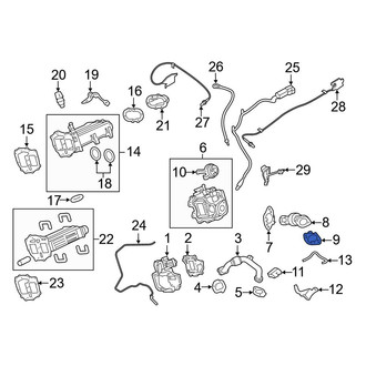 Ford OE - Lower Exhaust Gas Recirculation (EGR) Tube Gasket