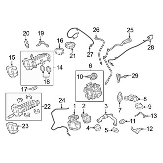 Ford OE - Emission System - Emission Components (EGR Valve & Cooler), (6.7L)