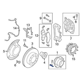 Ford OE - Front Wheel Lug Stud