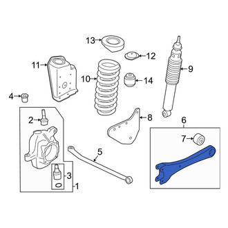 Ford OE - Front Left Radius Arm