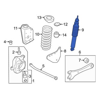Ford OE - Front Suspension Shock Absorber