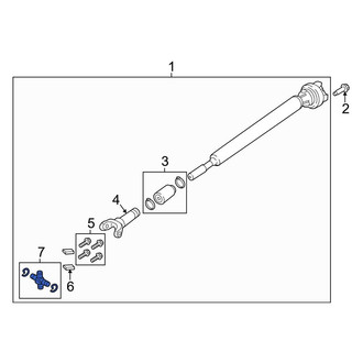 Ford OE - Front Universal Joint