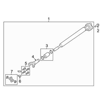 Ford OE - Front Suspension - Drive Shaft