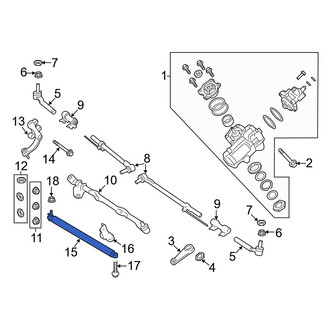 Ford OE - Front Steering Damper