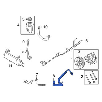 Ford OE - Power Steering Return Hose